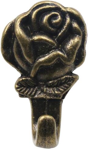 شماعات دبوس ضغط على شكل وردة 1.25 بوصة × 0.97 بوصة بني in Kuwait