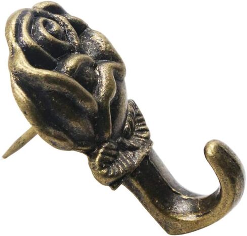 شماعات دبوس ضغط على شكل وردة 1.25 بوصة × 0.97 بوصة بني in Kuwait