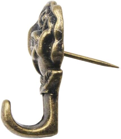 شماعات دبوس ضغط على شكل وردة 1.25 بوصة × 0.97 بوصة بني in Kuwait