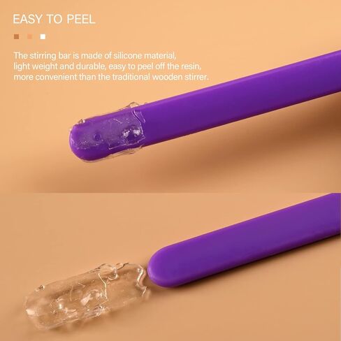 مجموعة اكواب قياس سيليكون وعصا تحريك من السيليكون، اكواب خلط سيليكون 250 مل و100 مل، عصي ازالة الرغوة قابلة لاعادة الاستخدام، مجموعة ادوات خلط الراتنج لصب راتنج الايبوكسي وصب الطلاء والشمع in Kuwait