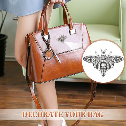 Retyion 10 PCS Clasp Turn Lock Bee Shape Lock Clutch Closure for Bag Handbag (Random Color) in Kuwait