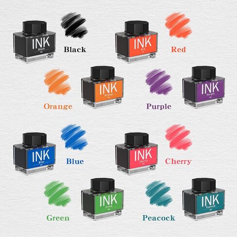 Complete Calligraphy Set for Beginners, Includes Calligraphy Pens, 12 Nibs, Quill Pen and Ink Set, Caligraphy Kits, Pen Holder and Introduction Booklet for Elegant Writing in Kuwait