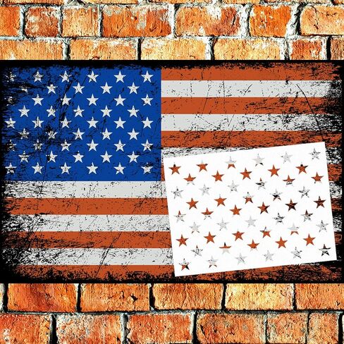 9 حزمة 6.4x7 بوصة اللوحات الأمريكية العلم الاستنسل سلسلة عسكرية قالب الاستنسل مشاة البحرية/الجيش/القوات الجوية للخشب in Kuwait