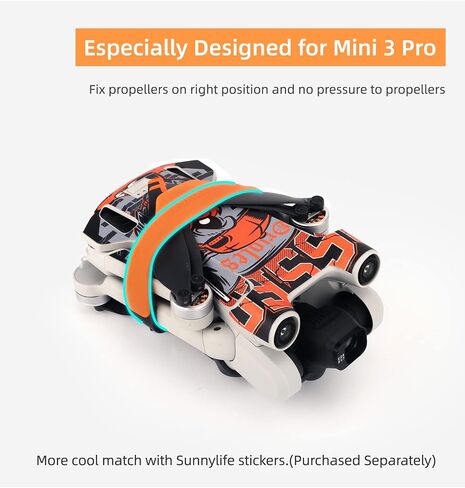Shaluoman Mini 3 Pro Propeller Holder Strap,Props Blades Guard/Protector for Mini 3 Pro Accessories in Saudi Arabia