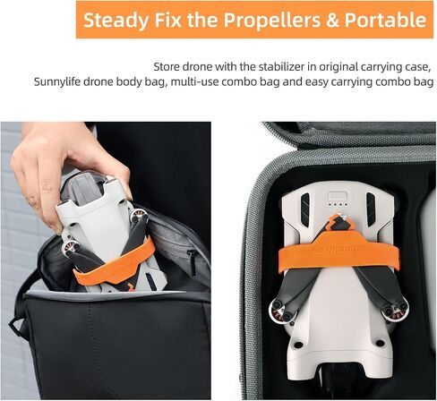 Shaluoman Mini 3 Pro Propeller Holder Strap,Props Blades Guard/Protector for Mini 3 Pro Accessories in Saudi Arabia