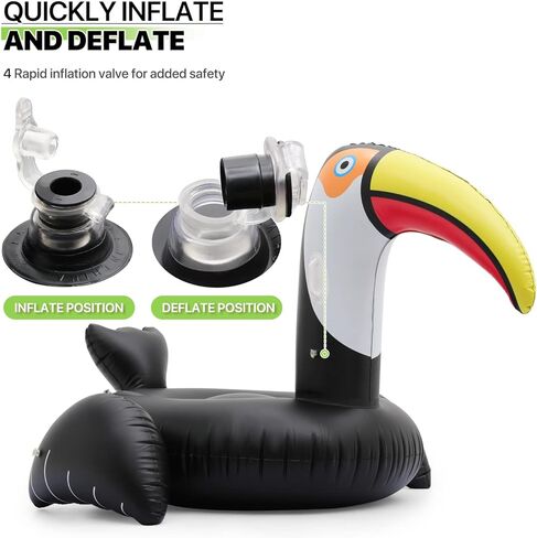 ماجشيون عوامة سباحة قابلة للنفخ من بيلد بيرد مع مقابض متينة واجنحة ثابتة لعوامات الشاطئ وحفلات حمام السباحة ورحلات الشاطئ in Kuwait