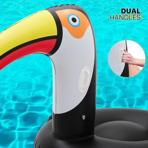 ماجشيون عوامة سباحة قابلة للنفخ من بيلد بيرد مع مقابض متينة واجنحة ثابتة لعوامات الشاطئ وحفلات حمام السباحة ورحلات الشاطئ in Kuwait