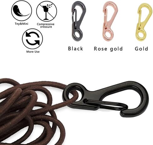 ZGQHZR 30 قطعة من خطافات الربيع المفاجئة لسلسلة مفاتيح صغيرة زنبركية معلقة بإبزيم صغير لسلسلة المفاتيح Paracord Keychian مشبك المشابك لسلسلة المفاتيح، حقيبة الظهر، تعليق الديكور، التخييم، سلاسل الكلاب in Kuwait