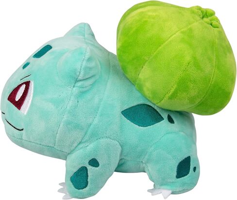 Pokémon Pikachu & Bulbasaur Plush Stuffed Animal Toys, 2-Pack - 8" - Officially Licensed in Saudi Arabia