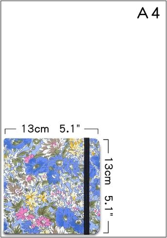 Watercolor Sketchbook Art Notebook, 5x5 Inch Journal Portable Square Fabric Cover, 20 Sheets Watercolor Textured Drawing Papers, 300 GSM Art Paper Sketchbook in Saudi Arabia