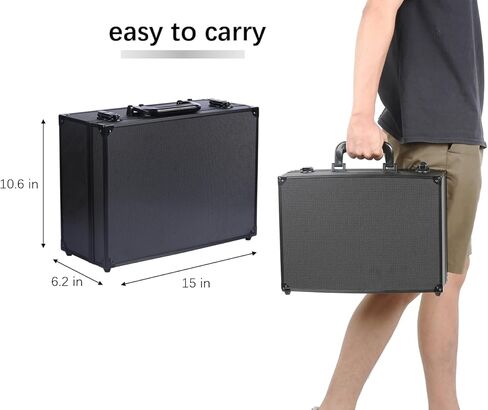 حقيبة تخزين Venssu Top Loader، حامل بطاقات مغناطيسية، يناسب 360 3 × 4 بوصات أو 88 حامل بطاقات تجارية مغناطيسية 35PT بلمسة واحدة in Kuwait