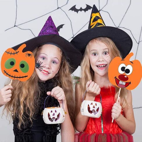 16 مجموعة هالوين رغوة اليقطين مجموعات الحرفية رغوة اليقطين ملصقات هالوين للأطفال الحرف هالوين الديكور in Kuwait