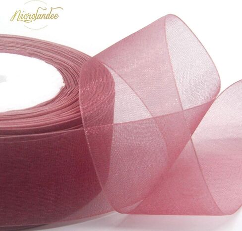 طقم شريط من الشيفون الشفاف 3 قطع مقاس 1.5 بوصة × 49 ياردة من NICROLANDEE مجموعة من الأشرطة الساحرة للزفاف هدية باقة عيد ميلاد ميلاد الطفل دش ديكور المنزل إكليل قماش in Kuwait