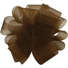 Berwick Offray LLC 795833 Simply Sheer Asiana Ribbon - 5/8" W X 100 yd - Antique White Ribbon