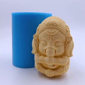 3D Buddha Design Candle Molds Soap 3D Silicone Buddha Mold for Candle Wax Aroma Gypsum Resin Decorating Crafts Making in Saudi Arabia