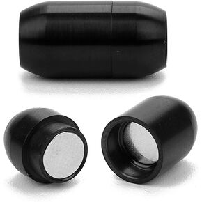 Stainless Steel Magnetic Clasp Inner Hole 3mm/4mm/5mm/6mm/8mm Glue-in Jewelry Clasp