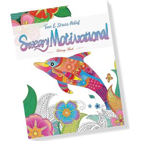 كتب تلوين للكبار تحفيزية من Elfew للنساء، كتاب تلوين مضحك للبالغين مع اقتباسات تحفيزية، تخفيف التوتر والقلق لدى البالغين والاسترخاء، هدية ملهمة للنساء والبالغين والمراهقين in Kuwait