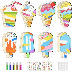 36 Pieces Unfinished Wooden Cutouts Butterfly Shaped Slices Blank Wood Ornaments to Paint,DIY Wooden Magnets Wooden Arts and Crafts for Birthday Wedding Spring DIY Home Decorations Party Favors