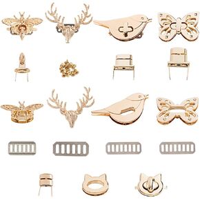 PH PandaHall 6 Sets Alloy Twist Bag Lock Golden Purse Turn Lock Alloy Purse Twist Lock Cat Oval Bag Turn Buckles Purse Catch Clasps for Leathercraft Accessory DIY Shoulder Bag Handbag Purse Making in Kuwait