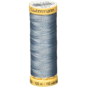 Gutermann 103C-7410 Natural Cotton Thread 110 Yards-Light Slate Blue in Kuwait