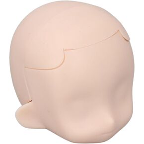 Blank Doll Head, Replacement Eco Friendly Exquisite Ball Jointed Doll Head Silicone for 1/12 Ball Jointed Doll for Adults (Coffee)