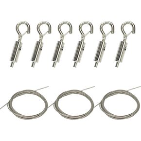 picture hanging kit,mirror hanging kit adjustable heavy duty with wire hardware for frame mirror: 78 inch *1/16 50LB 1pack in Kuwait