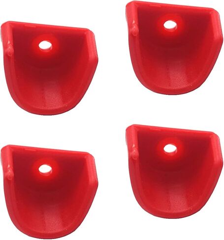 4 عبوات من غطاء ShareGoo RC لامتصاص الصدمات، غطاء حماية مضاد للتصادمات متوافق مع 1/8 RC Car HSP HPI Axial Traxxas Redcat Racing Monster Truck Buggy (أحمر) in Kuwait