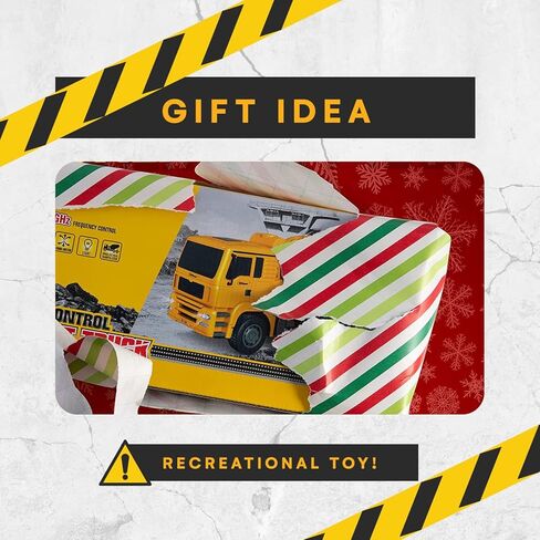 لعبة شاحنة قلابة تعمل بالتحكم عن بعد من توب ريس، ألعاب هدايا شاحنة قلابة RC لعمر 8،9،10،11 سنة وما فوق، 6 قنوات ألعاب بناء شاحنات قلابة للتحكم عن بعد للأولاد TR-122 in Kuwait