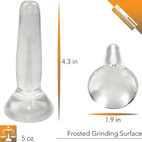 مدقة زجاجية لصنع الطلاء (1.9 انش)، مدقة طحن الصبغات المعدنية، مناسبة للرسم الزيتي والالوان المائية وتيمبيرا وثانجكا in Kuwait