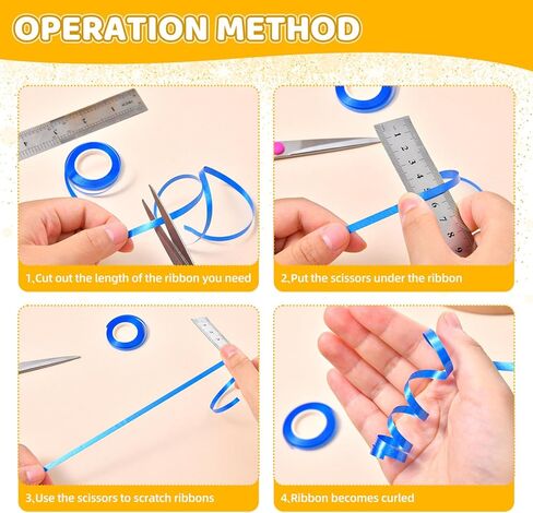 24 لفة من شريط البالونات من لاكنني، ألوان متنوعة للحرف اليدوية، وأعياد الميلاد، وعيد الحب، وحفلات الزفاف، وديكورات الحفلات، 3/16 بوصة in Kuwait