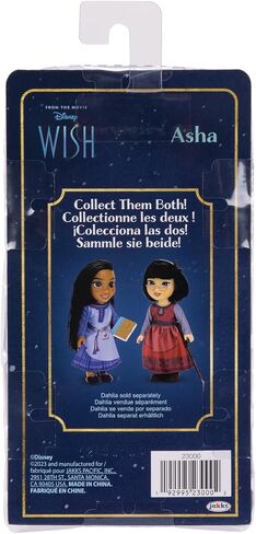 Disney Asha Petite Doll 6 Inches Tall, Pocket Size with Authentic Movie Fashions in Saudi Arabia