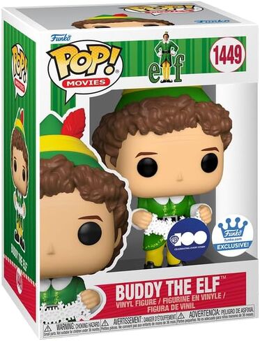 Funko Pop! Moveis: Elf - Buddy The Elf with Paper Snowflakes Shop Exclusive in Saudi Arabia