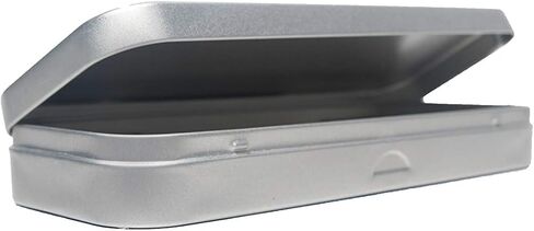 صندوق أقلام رصاص صغير من StuffIncase، بلاتيني. يُستخدم كقلم رصاص، أو مكياج، أو مجوهرات، أو هدية، أو حلوى، أو هدية عيد ميلاد in Kuwait