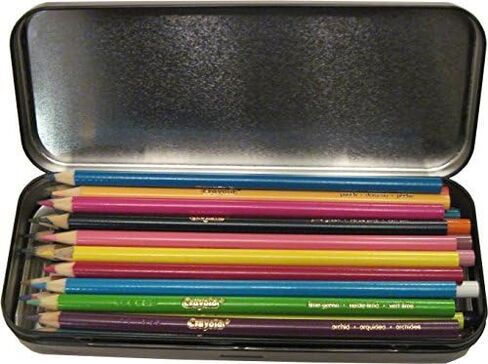 صندوق أقلام رصاص صغير من StuffIncase، بلاتيني. يُستخدم كقلم رصاص، أو مكياج، أو مجوهرات، أو هدية، أو حلوى، أو هدية عيد ميلاد in Kuwait