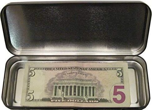 صندوق أقلام رصاص صغير من StuffIncase، بلاتيني. يُستخدم كقلم رصاص، أو مكياج، أو مجوهرات، أو هدية، أو حلوى، أو هدية عيد ميلاد in Kuwait