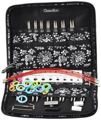 ChiaoGoo Twist Stainless Steel Interchangeable Set, 4-inch (10cm) Complete (7400-C) in Kuwait