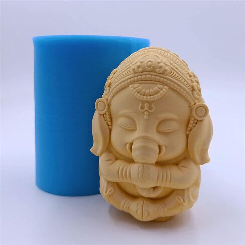 3D Buddha Design Candle Molds Soap 3D Silicone Buddha Mold for Candle Wax Aroma Gypsum Resin Decorating Crafts Making in Saudi Arabia