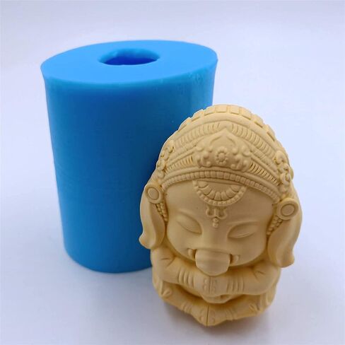3D Buddha Design Candle Molds Soap 3D Silicone Buddha Mold for Candle Wax Aroma Gypsum Resin Decorating Crafts Making in Saudi Arabia