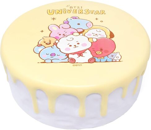 Hamee BT21 Baby Series لعبة إسفنجية للكيك المزجج بطيئة الارتفاع [حجم كبير] [رائحة الخبز الحلو] [أعياد الميلاد/عيد الميلاد [ألعاب تخفيف التوتر] in Kuwait