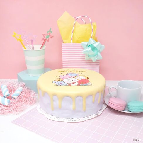 Hamee BT21 Baby Series لعبة إسفنجية للكيك المزجج بطيئة الارتفاع [حجم كبير] [رائحة الخبز الحلو] [أعياد الميلاد/عيد الميلاد [ألعاب تخفيف التوتر] in Kuwait