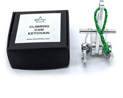 NiceClimbs Rock Climbing Cam Keychain in Kuwait