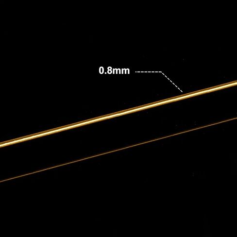 BENECREAT 754FT Matte Jewelry Craft Wire 20 Gauge Tarnish Resistant Aluminum Wire for Beading Necklace Jewelry Making, Coconut Brown in Saudi Arabia