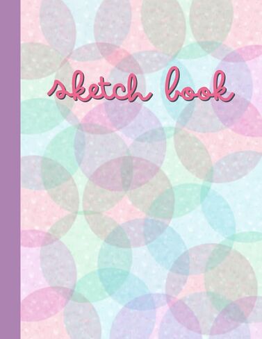 Sketch Book: Blank Paper Sketch Book for Drawing Practice. Notebook for Drawing, Sketching, Doodling and Writing with Unlined Blank White Pages and A Cute Pastel Geometric Pattern Cover Design. in Saudi Arabia