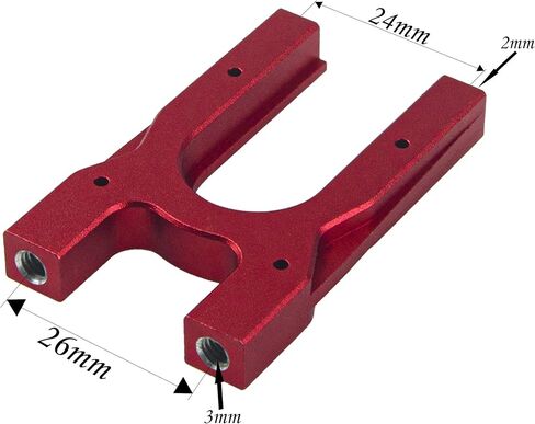 ShareGoo Aluminum Center Differential Mount Front Fixing Frame Compatible with 1/8 Arrma Kraton Notorious Outcast Talion BLX 1/7 Arrma Infrection Limitless Roller Mojave RC Car (Black) in Saudi Arabia