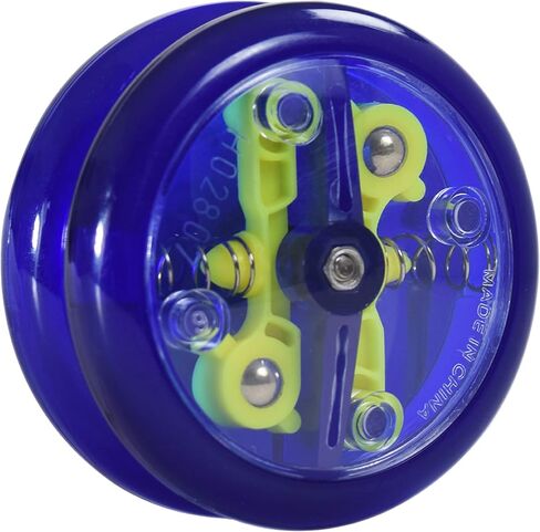 Yomega 2 Legendary Spinners The Original Yoyo with A Brain and Fireball Transaxle Yo-Yo for All Level String Trick Play + 5 Extra Strings (Fireball Red/Black-Brain Blue) in Saudi Arabia