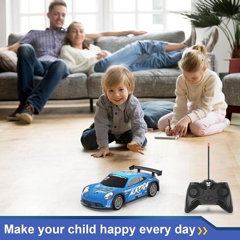 سيارة تحكم عن بعد، ألعاب سيارات سباق مضيئة بمقياس 1/22، سيارة RC للأطفال مع أضواء LED رائعة، ألعاب سيارات هواية RC هدايا عيد ميلاد لعمر 3 4 5 6 7 8 سنوات للأولاد والبنات in Kuwait