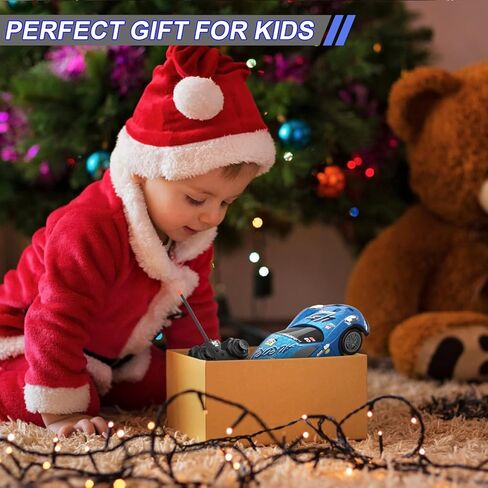 سيارة تحكم عن بعد، ألعاب سيارات سباق مضيئة بمقياس 1/22، سيارة RC للأطفال مع أضواء LED رائعة، ألعاب سيارات هواية RC هدايا عيد ميلاد لعمر 3 4 5 6 7 8 سنوات للأولاد والبنات in Kuwait