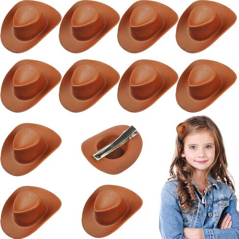 12 Pcs Mini Top Hat Hair Clips Felt Tiny Hat Clips Mini Doll Hats Hair Clips Small Felt Top Hats Mini Formal Hats Hair Clip Mini Party Hats Hair Accessories for Women Girls (Purple, Pink, Yellow) in Kuwait