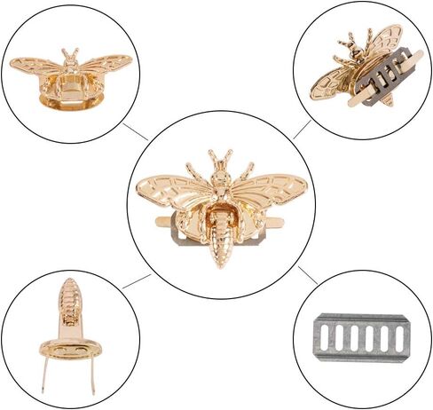 PH PandaHall 6 Sets Alloy Twist Bag Lock Golden Purse Turn Lock Alloy Purse Twist Lock Cat Oval Bag Turn Buckles Purse Catch Clasps for Leathercraft Accessory DIY Shoulder Bag Handbag Purse Making in Kuwait