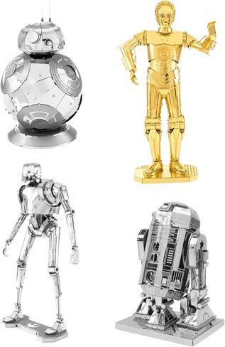مجموعة نموذج معدني ثلاثي الأبعاد من Fascinations Metal Earth من 4 R2-D2 - C-3PO - K-2SO - BB-8 in Saudi Arabia